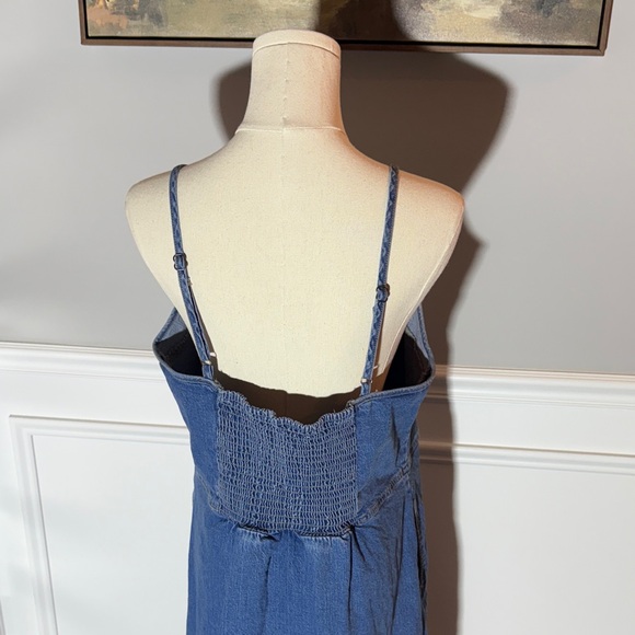 Universal Thread Denim A Line Button Down Dress - Picture 7 of 8